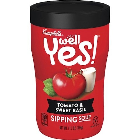Campbells Campbellft s Soup, Tomato and Sweet Basil, 11.1 oz, Multi, 8PK CAM25034